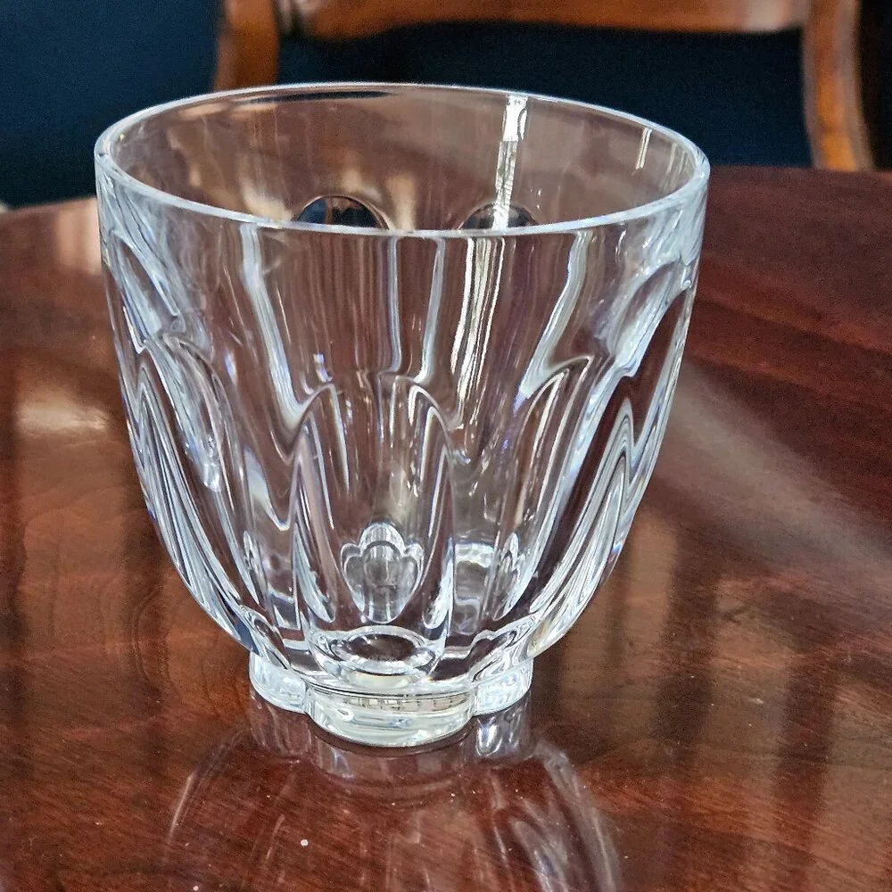 NEW 2 BACCARAT CRYSTAL FAUNACRYSTOLOPIS DOF WHISKEY CLOVER BAR GLASS TUMBLER